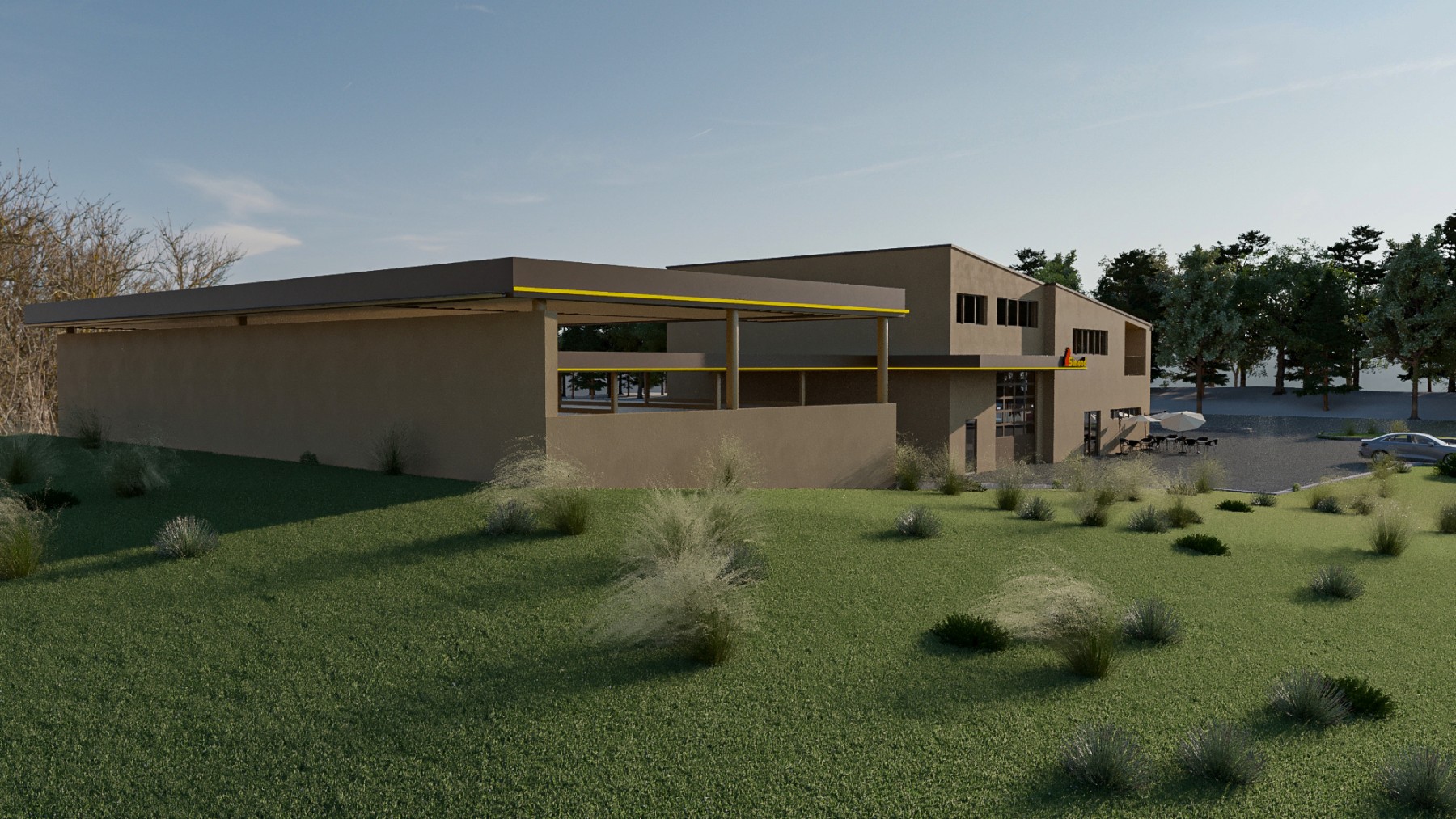 Poste de distribution de carburant à Vufflens-la-ville